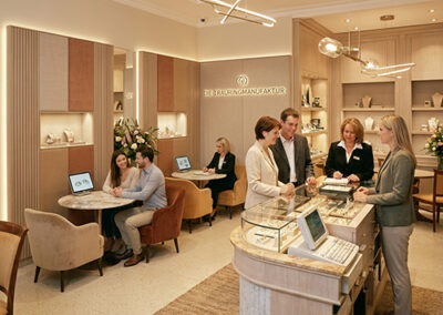 modernes Trauringstudio