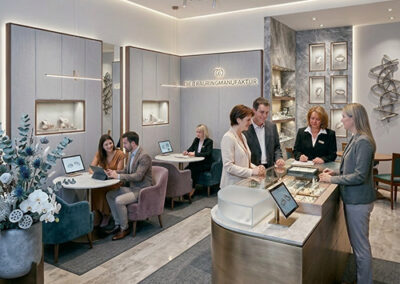 modernes Trauringstudio