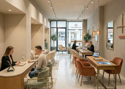 modernes Trauringstudio